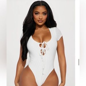 NWOT fashion nova sweet sexy and innocent bodysuit SZ M